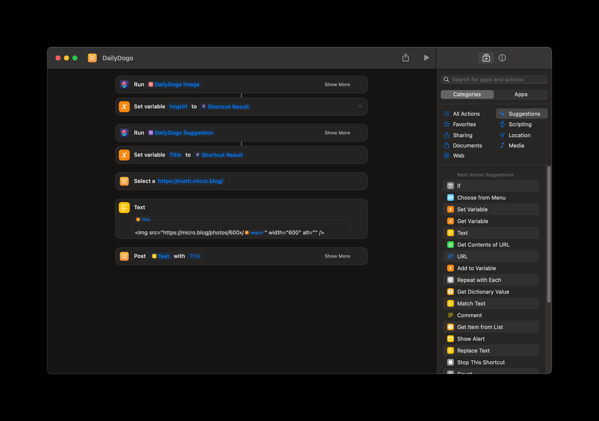 CleanShot 2024-08-18 at 22.36.20@2x.png A screenshot of my main DailyDogo Apple Shortcut